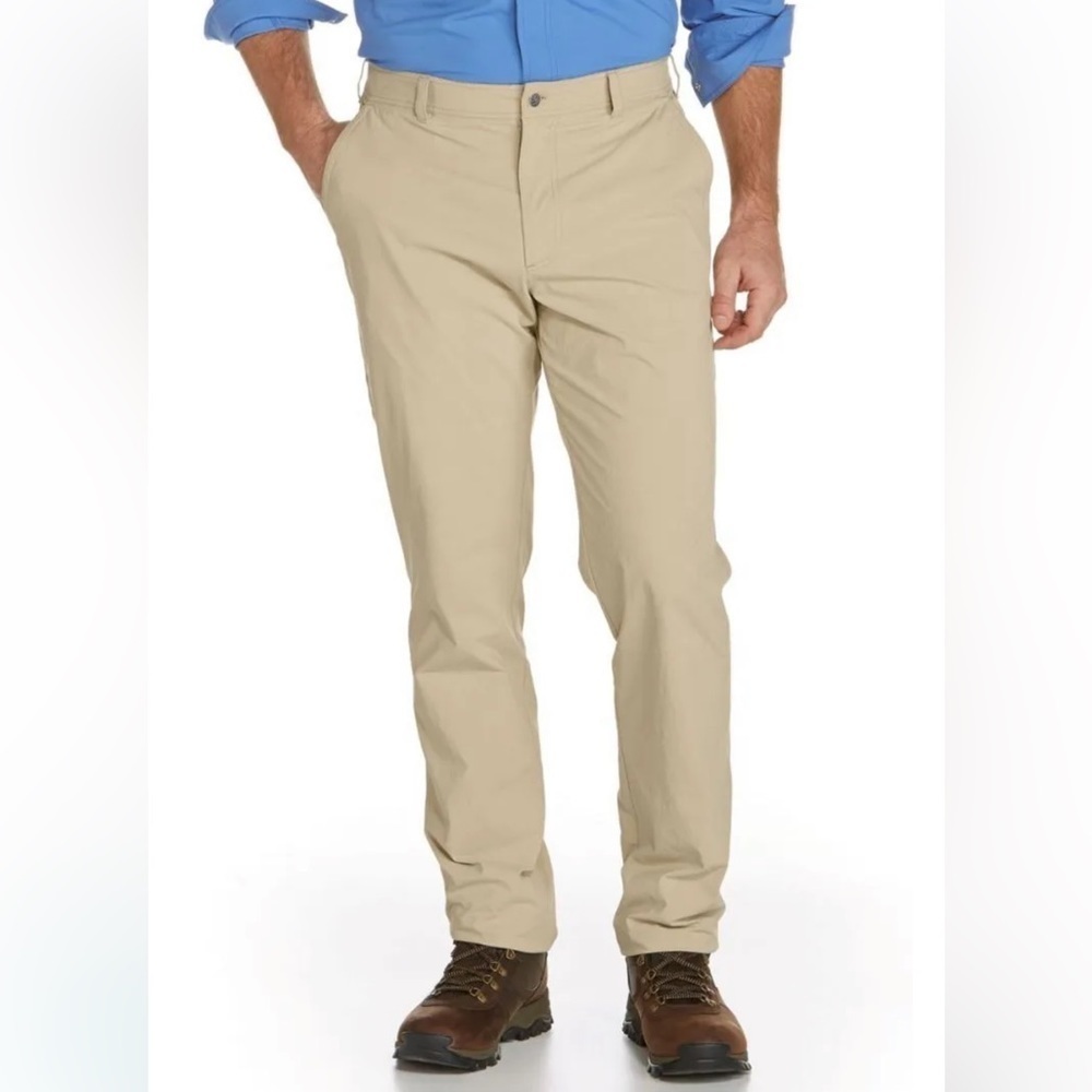 Coolibar Men's Marco Summer Casual Pants UPF 50+ size 36X30